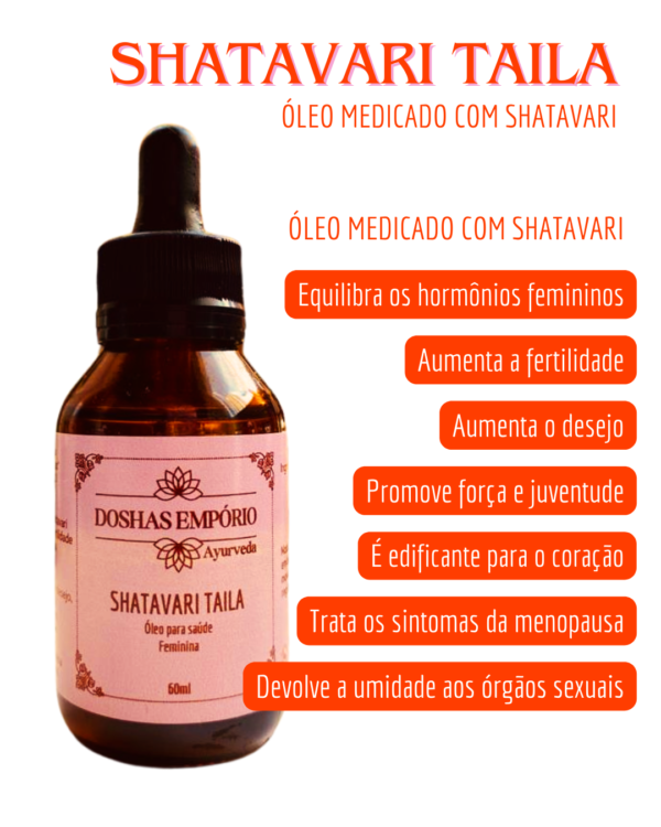 Shatavari Taila - Saúde feminina - Imagem 2
