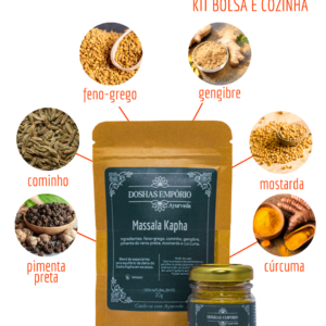 Massala Kapha - Kit bolsa e cozinha