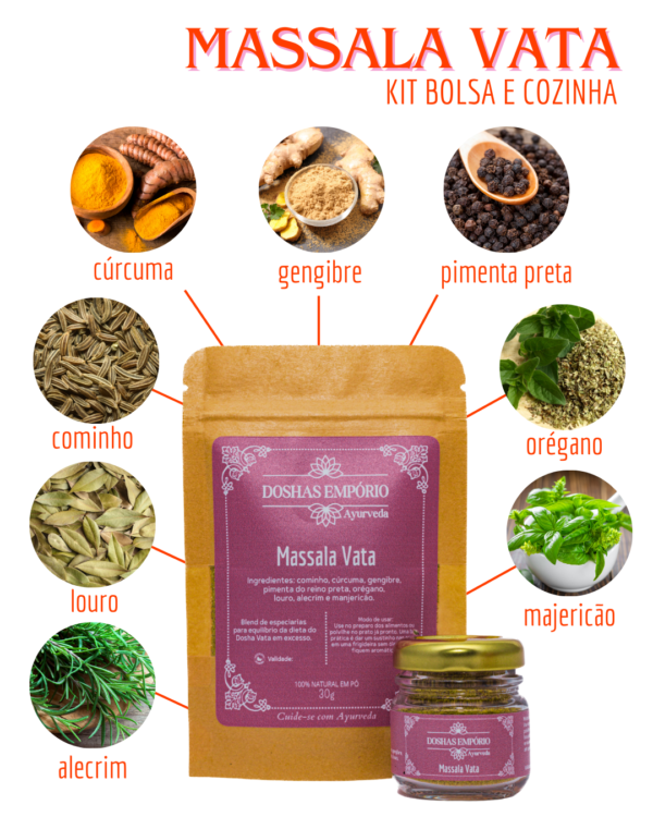 Massala Vata - Kit bolsa e cozinha