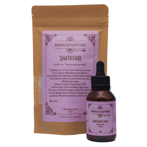 Kit Shatavari Fitorerapia em pó + Shatavari taila