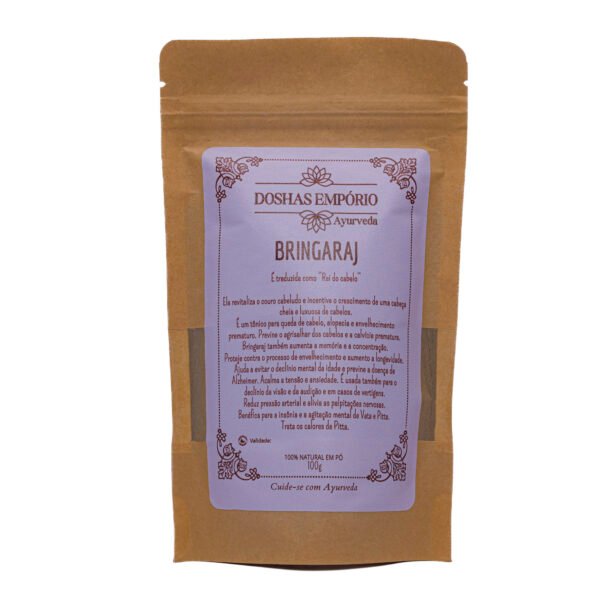 Kit Bringaraj Taila e Bringaraj Churna - tratamento capilar completo - Imagem 3