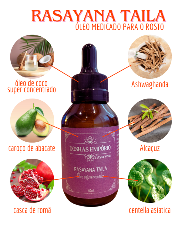 Rasayana Taila - óleo facial rejuvenescedor