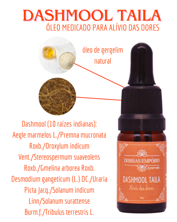 Dashmool taila - óleo para dores - Imagem 3