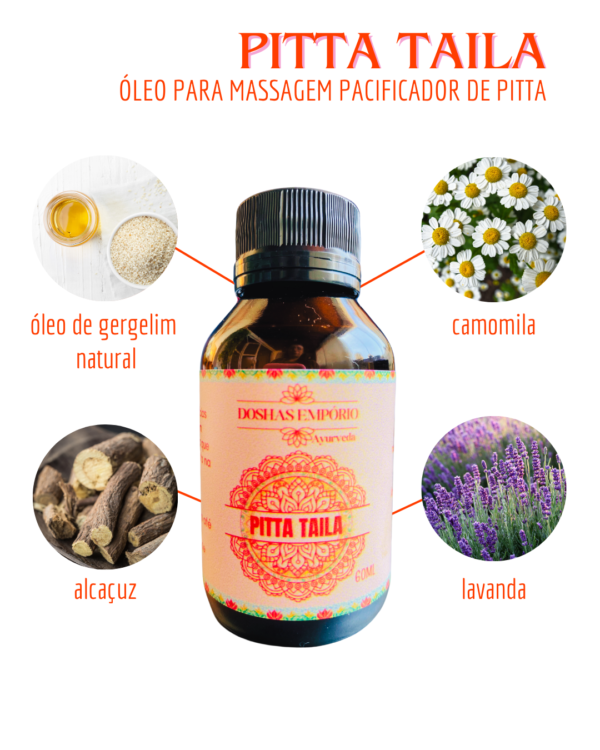 Pitta taila - óleo redutor de Pitta