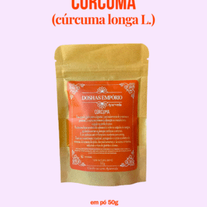 Cúrcuma longa 50g em pó